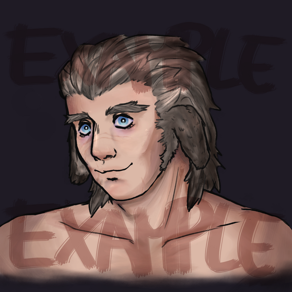 Example portrait, full colors, no BG.